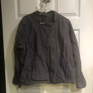 Eileen Fisher Size 2X Women’s Grey Cross Body Jacket - Wrinkled